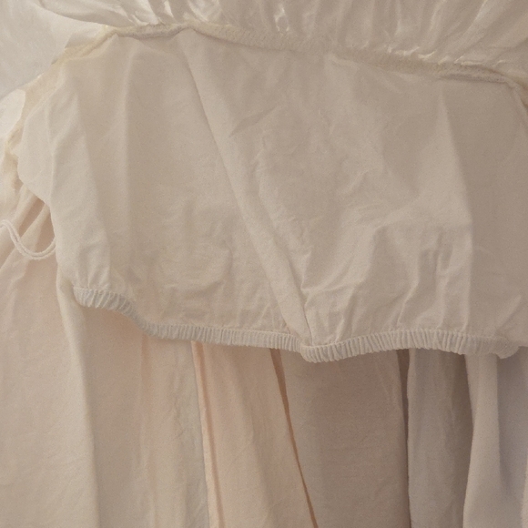 Zara White Ruffled Top - Picture 3 of 4